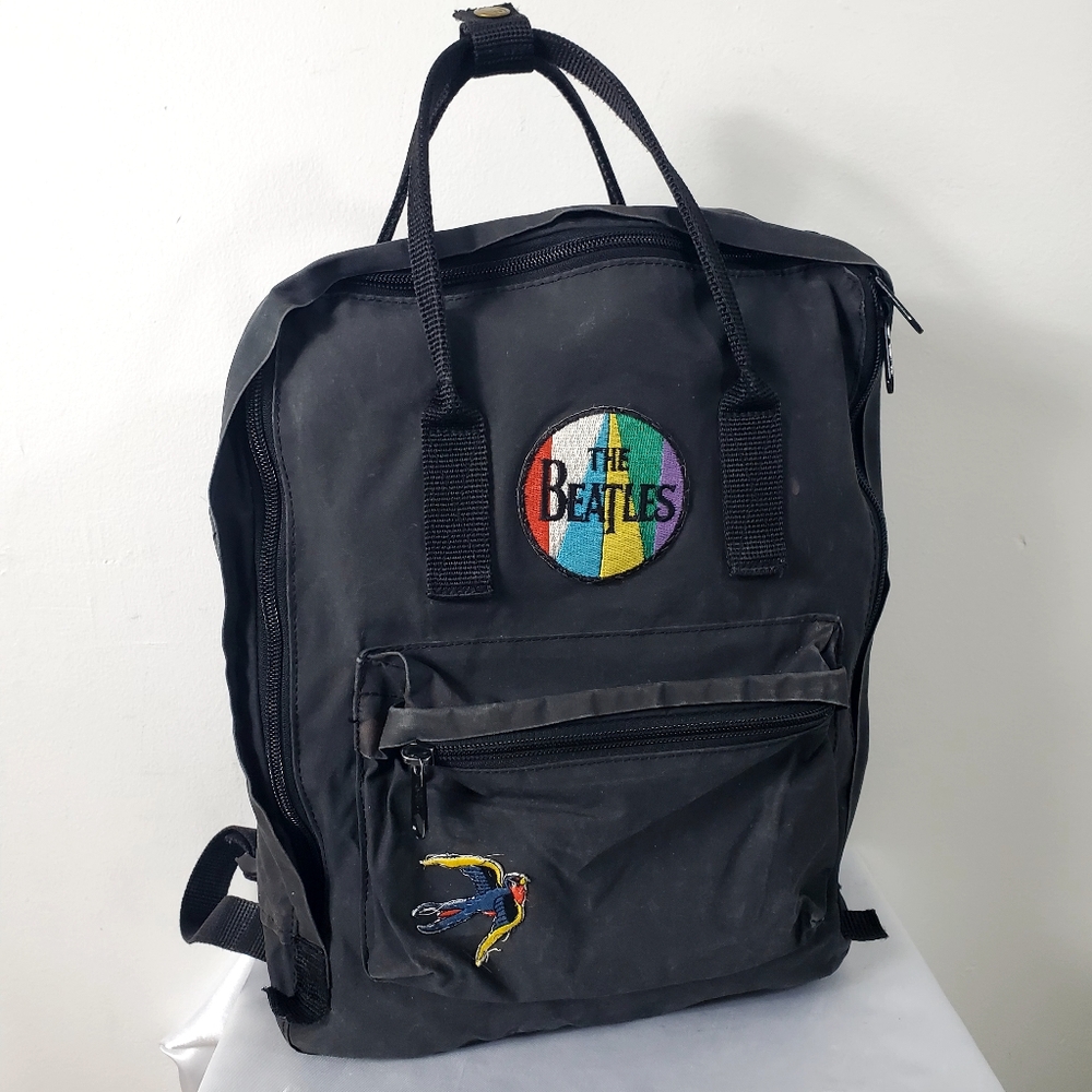 The Beatles Fjallraven Kanken Everyday Outdoor Backpack - Black